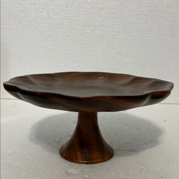 Wooden MCM Fruit Bowl Decor - Picture 4 of 14